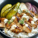 Pickle Chicken Rice Bowl