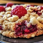 Raspberry Crumble Cookies