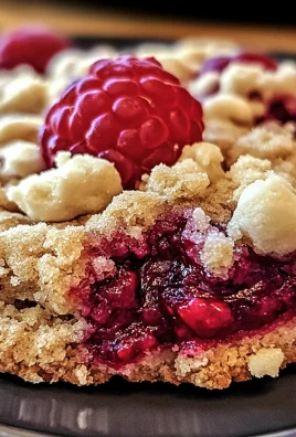 Raspberry Crumble Cookies