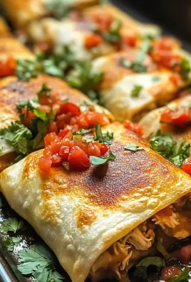 Sheet Pan Baked Chicken Chimichangas (Crispy & Flavorful!)