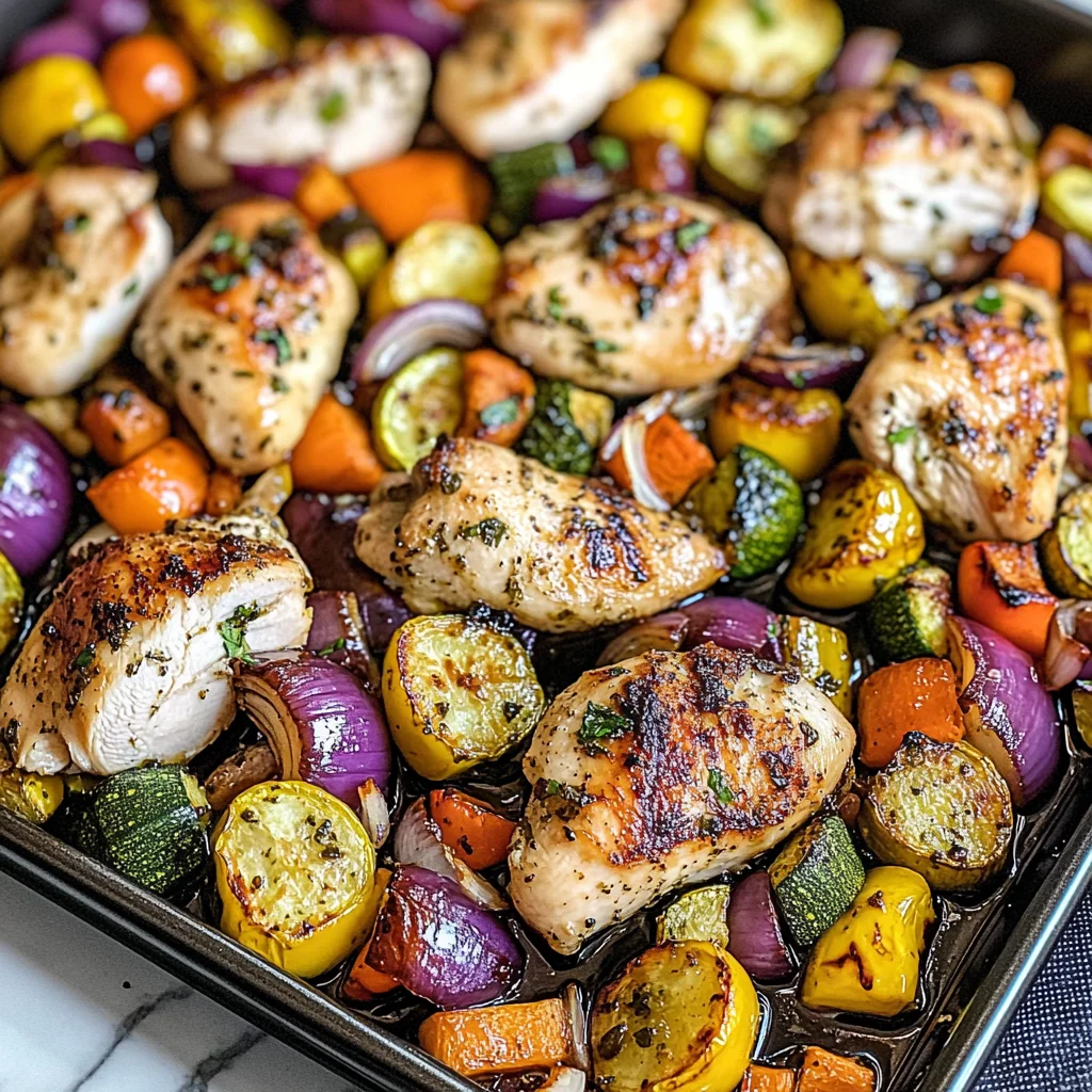 Sheet Pan Chicken and Veggies