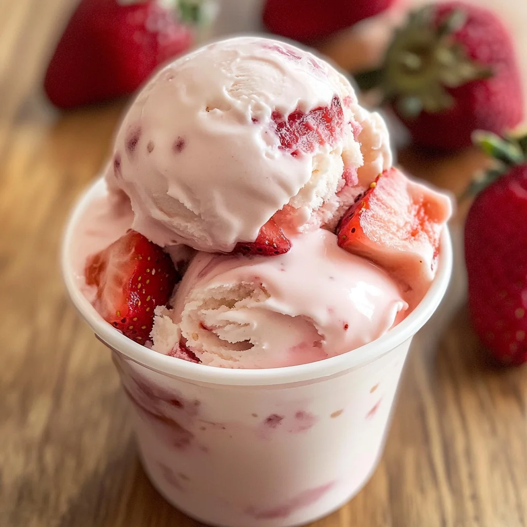 Strawberry Cottage Cheese Ninja Creami