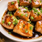 Teriyaki Salmon Bites