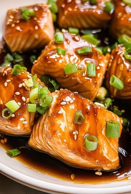 Teriyaki Salmon Bites