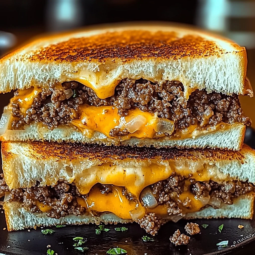 Ultimate Cheesy Ground Beef Melt