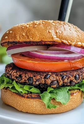 Vegan Black Bean burger