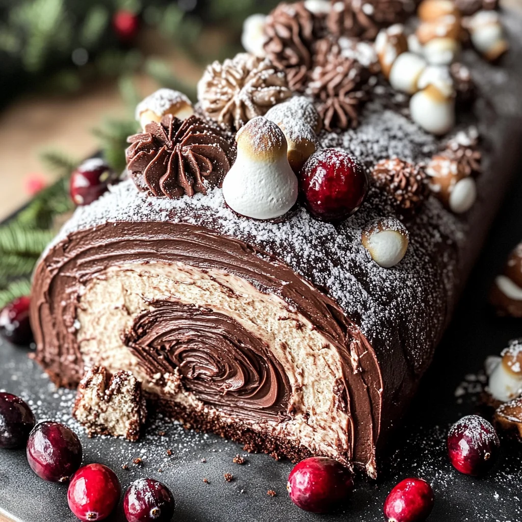 Vegan Yule Log Cake (BÃ»che De NoÃ«l)