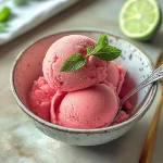 Watermelon Sorbet with No Ice Cream Maker