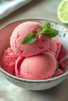 Watermelon Sorbet with No Ice Cream Maker
