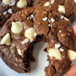 White Chocolate Chip Brownie Cookies