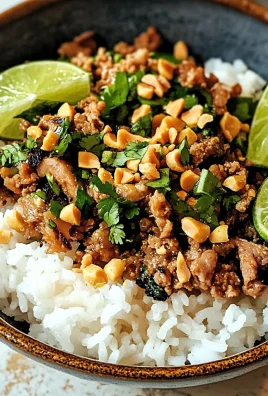 Zesty Ginger Lime Pork with Creamy Coconut Rice