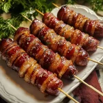 Bacon Wrapped Brown Sugar Smokies Recipe