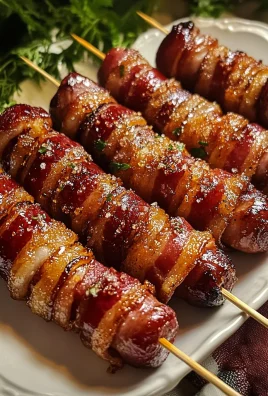 Bacon Wrapped Brown Sugar Smokies Recipe