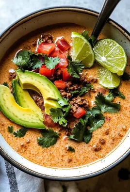 CREAMY KETO TACO SOUP RECIPE