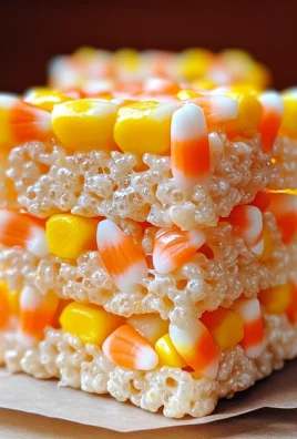 Candy Corn Rice Krispie Treats