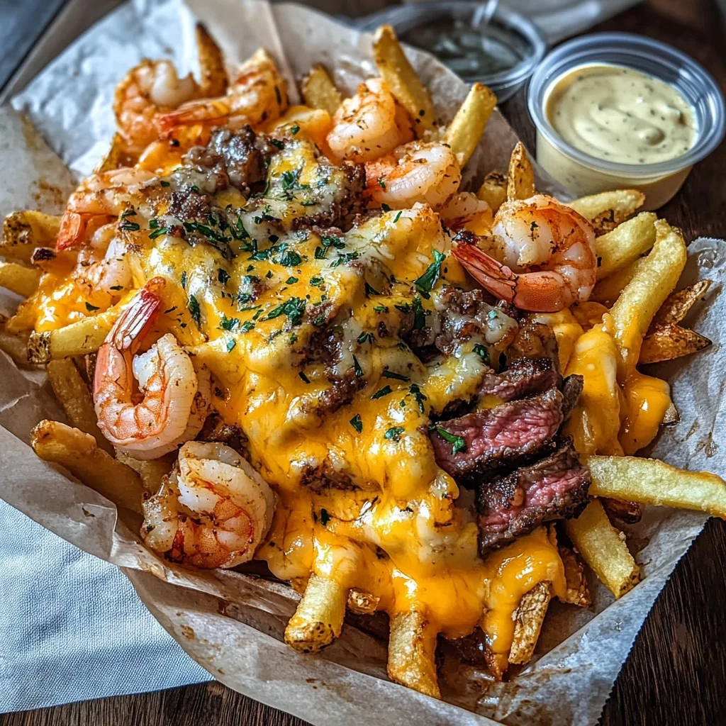 Cheesy Steak & Shrimp Fries: The Ultimate Loaded Comfort Food