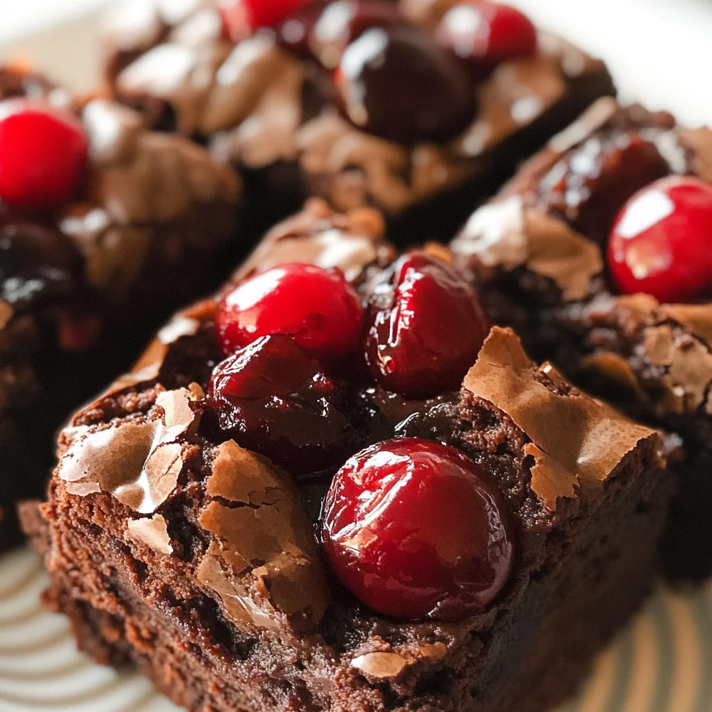 Chocolate Cherry Brownies
