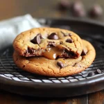 Chocolate Chip Cookies with Caramel