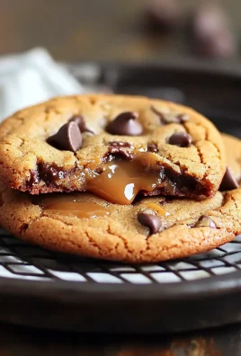Chocolate Chip Cookies with Caramel
