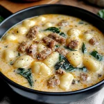 Creamy Italian Sausage Gnocchi Soup