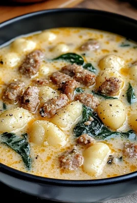 Creamy Italian Sausage Gnocchi Soup