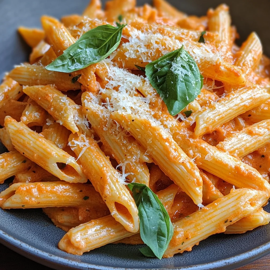 Creamy Roasted Red Pepper Pasta (30-Minutes) image 2