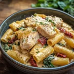 Creamy Tuscan Chicken Rigatoni That’ll Have Everyone Asking for Seconds