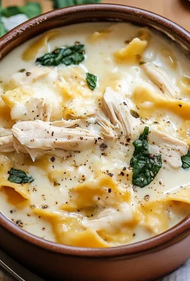 Delicious White Chicken Lasagna Soup