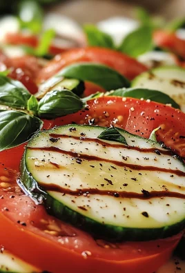 Easy Cucumber Caprese Salad