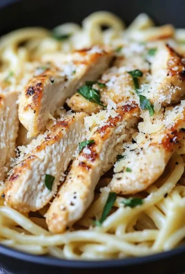 Easy Garlic Parmesan Chicken Pasta