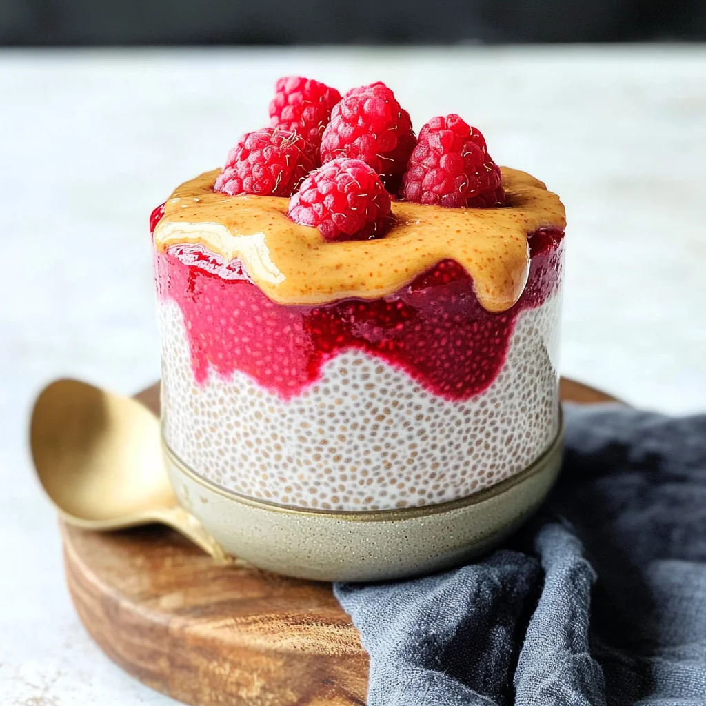 Easy PB&J Chia Pudding