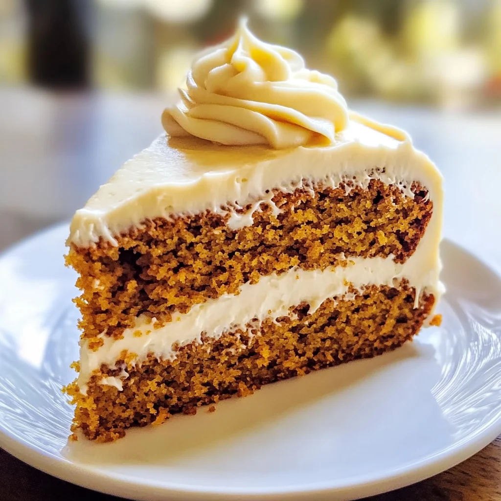 Easy Pumpkin Spice Cake with Cream Cheese Frosting