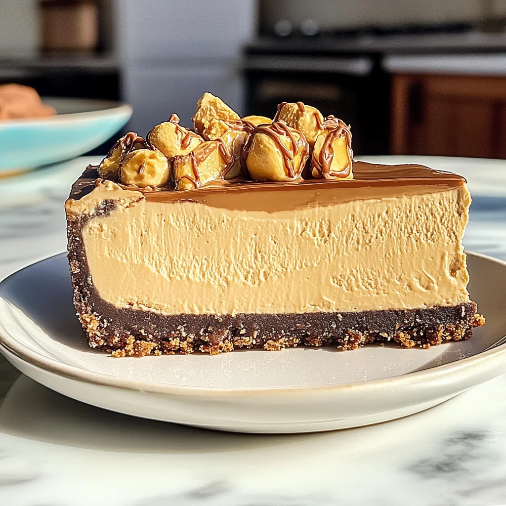 Father's Day Peanut Butter Cheesecake