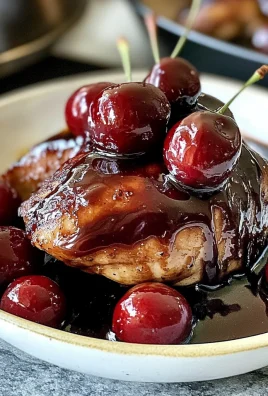 Fresh Cherry Balsamic Glaze