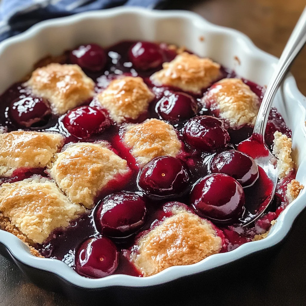 Fresh Cherry Cobbler