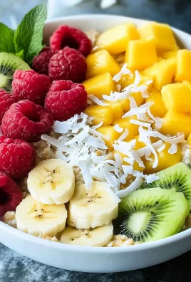 Fruit and Oatmeal Breakfast Bowl