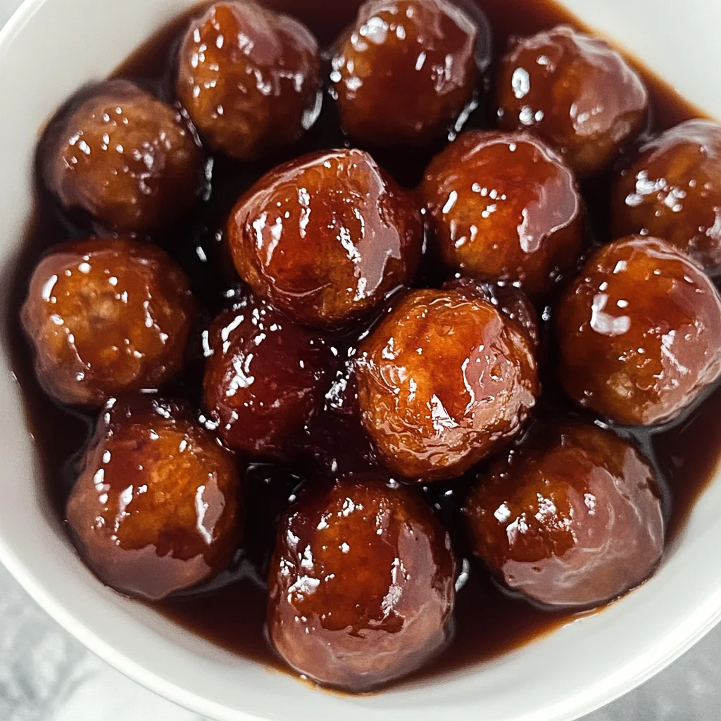 Grape Jelly Meatballs Recipe