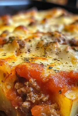 Ground Beef and Potato Casserole with Tomato Sauce