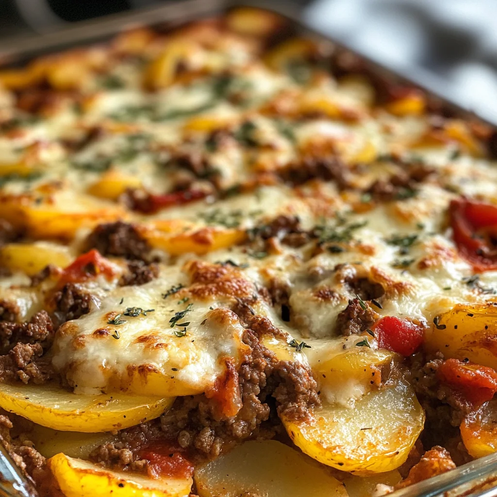 Ground Beef and Potato Casserole with Tomato Sauce image 4