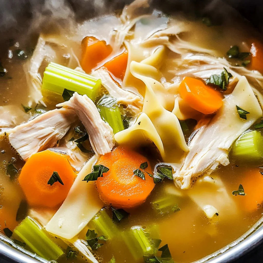 Homemade Chicken Noodle Soup Recipe