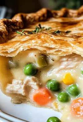 Homemade Chicken Pot Pie with Flaky Crust and Creamy Filling