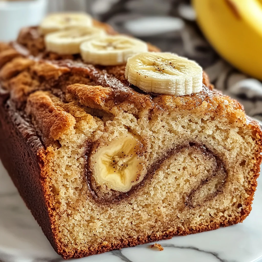 Homemade Cinnamon Swirl Banana Bread