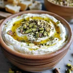 Honey & Pistachio Whipped Feta Dip