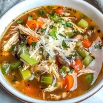 Italian Chicken Veggie Soup (Hearty & Delicious)
