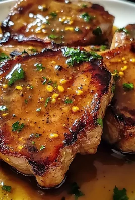 Juicy Honey Mustard Pork Chops