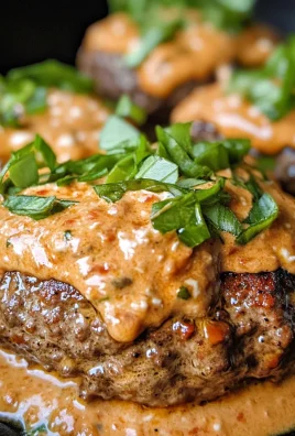 KETO FETA BURGERS WITH TOMATO CREAM SAUCE