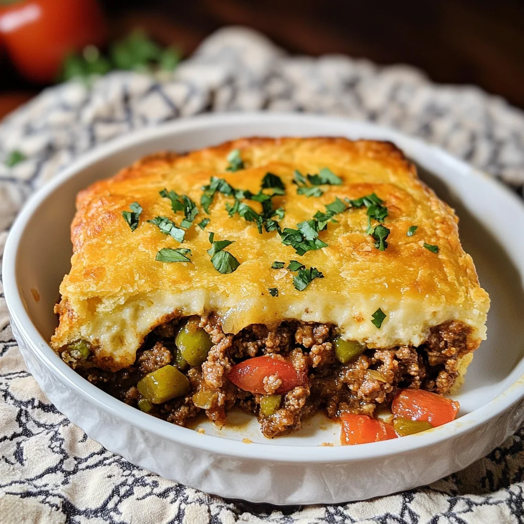 Keto Beef Tamale Pie