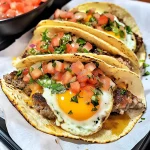Keto Breakfast SmashBurger Tacos