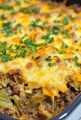 Keto Cabbage Beef Casserole