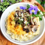 Keto Mushroom and Pumpkin Risotto With Cauliflower Rice
